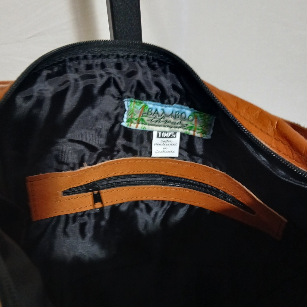 Bamboo Threads Colorful Patterned Shoulder Bag - Picture 3 of 4